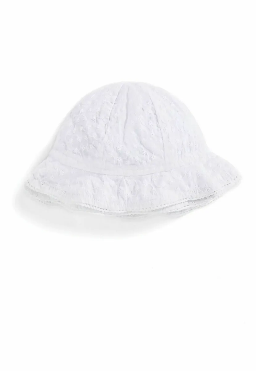 BRODERIE ANGLAISE - Hut - white