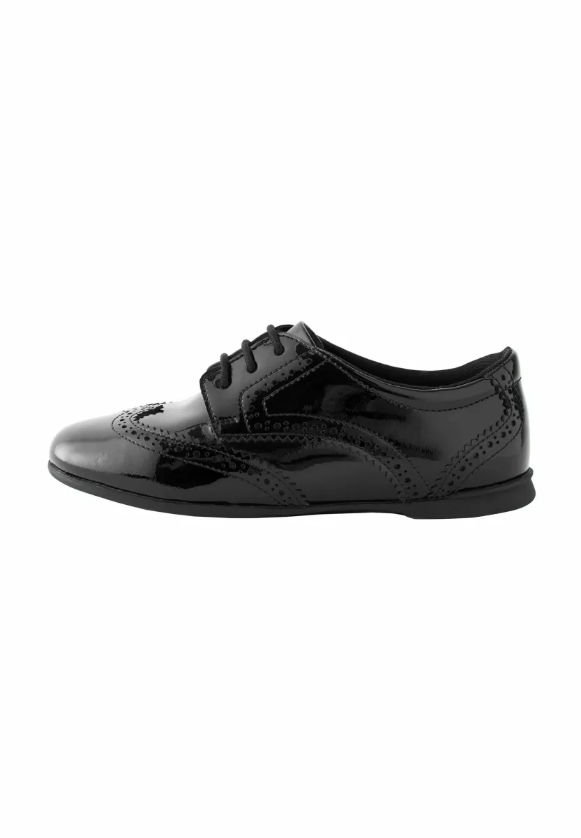 BROGUE SCHOOL - Schnürer - black patent