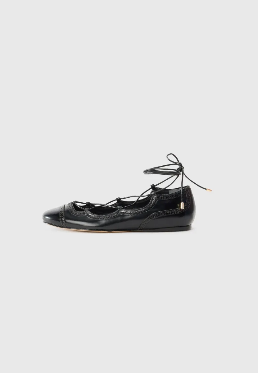 BROGUE - Slipper - black