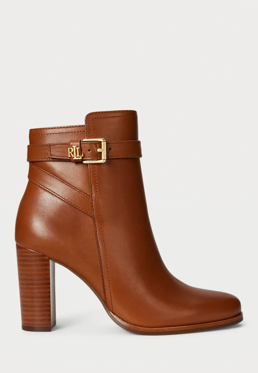 BROOKE II CALFSKIN BOOTIE HEEL - High Heel Stiefelette - brown