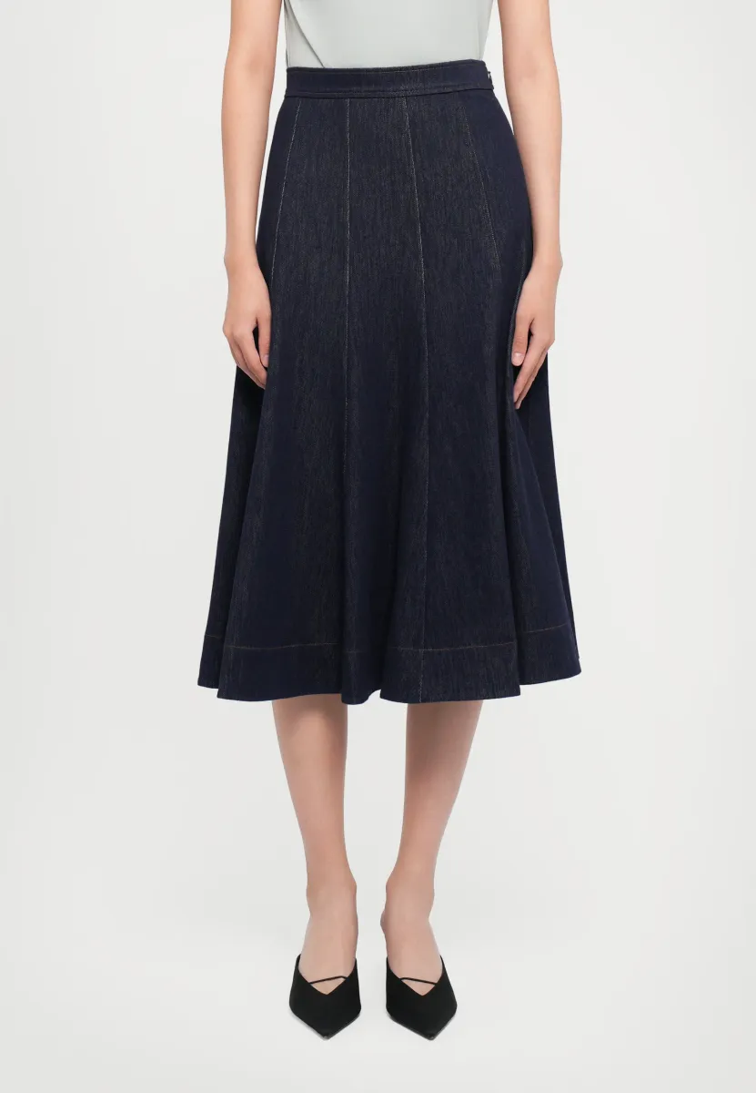 BROOKE - Jeansrock - navy