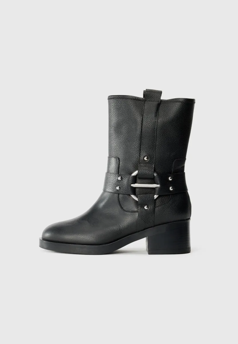 BROOKLYN - Cowboy-/Bikerboot - black