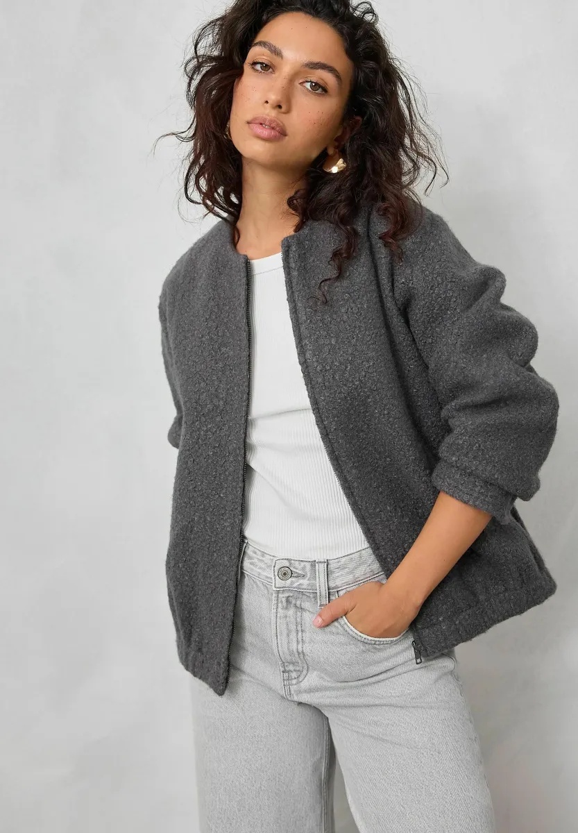 BRUSHED - Übergangsjacke - grey
