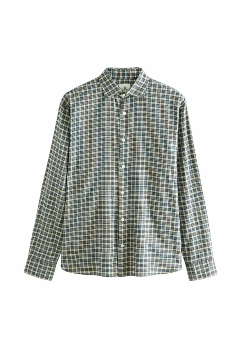 BRUSHED CHECKED - REGULAR FIT - Hemd - neutral
