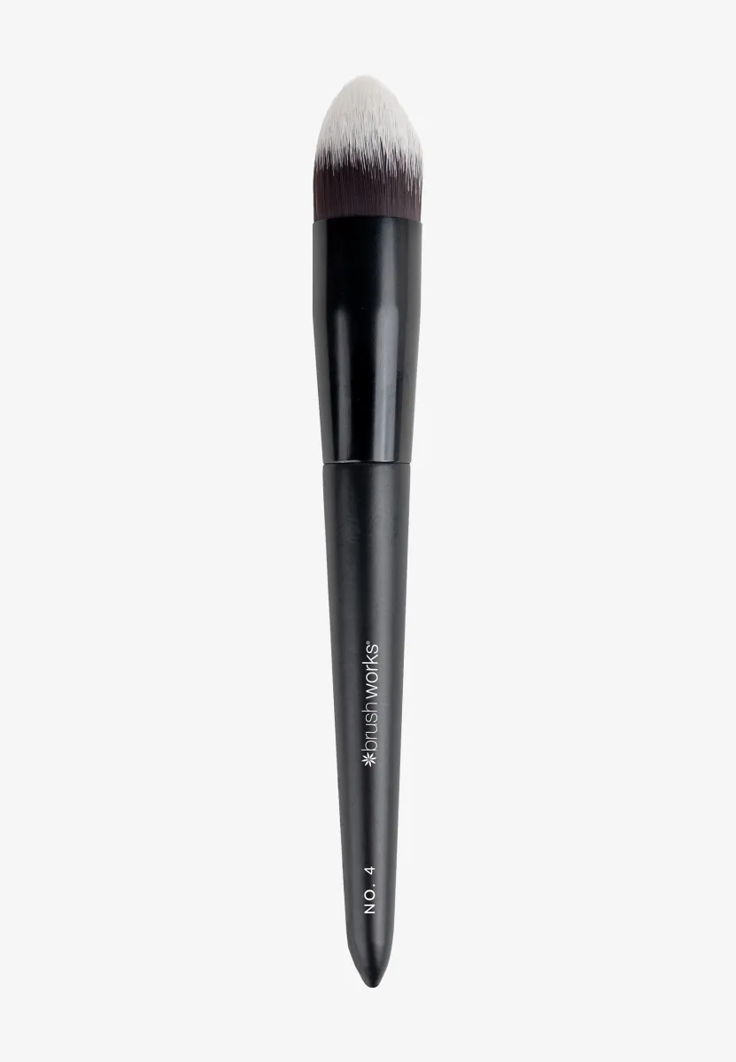BRUSHWORKS NO. 4 TAPERED PRECISION BUFFING BRUSH - Make-up-Accessoires - black