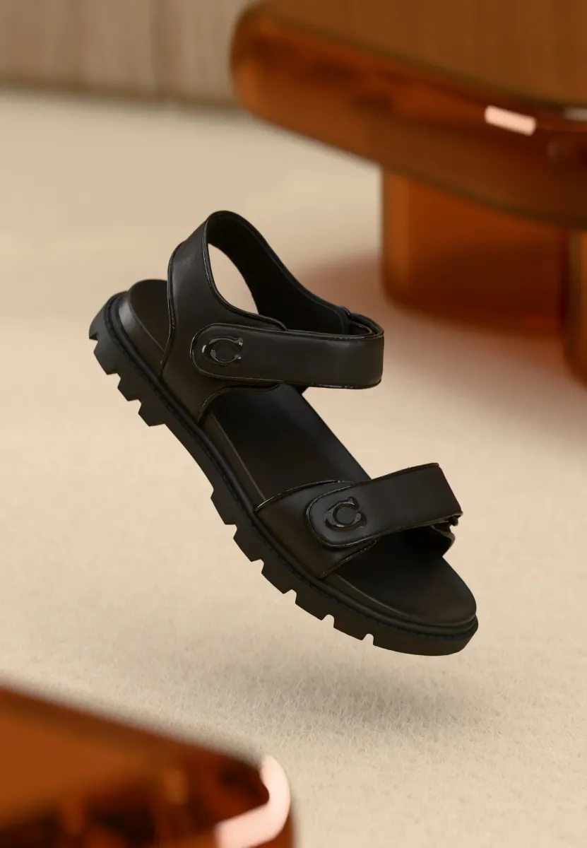 BRYNN - Riemensandalette - black