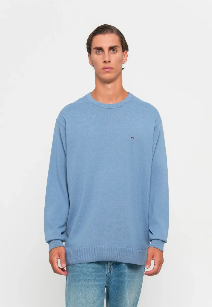 BT-PIMA ORG CTN CASHMERE CN-B - Strickpullover - brisk blue