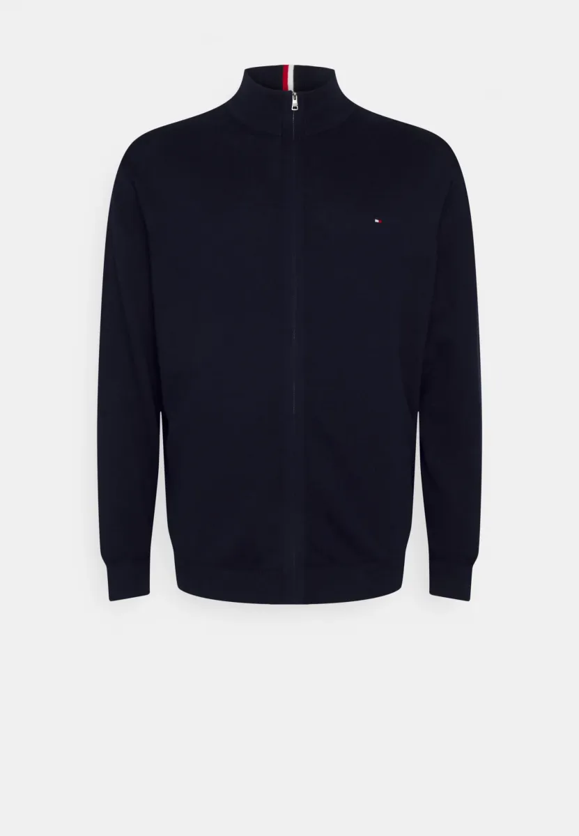 BT-PIMA ORG CTN CASHMERE ZTHRU-B - Strickjacke - dark blue