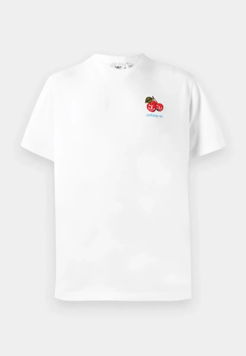 BUBBLE CHERRY UNISEX - T-Shirt print - white