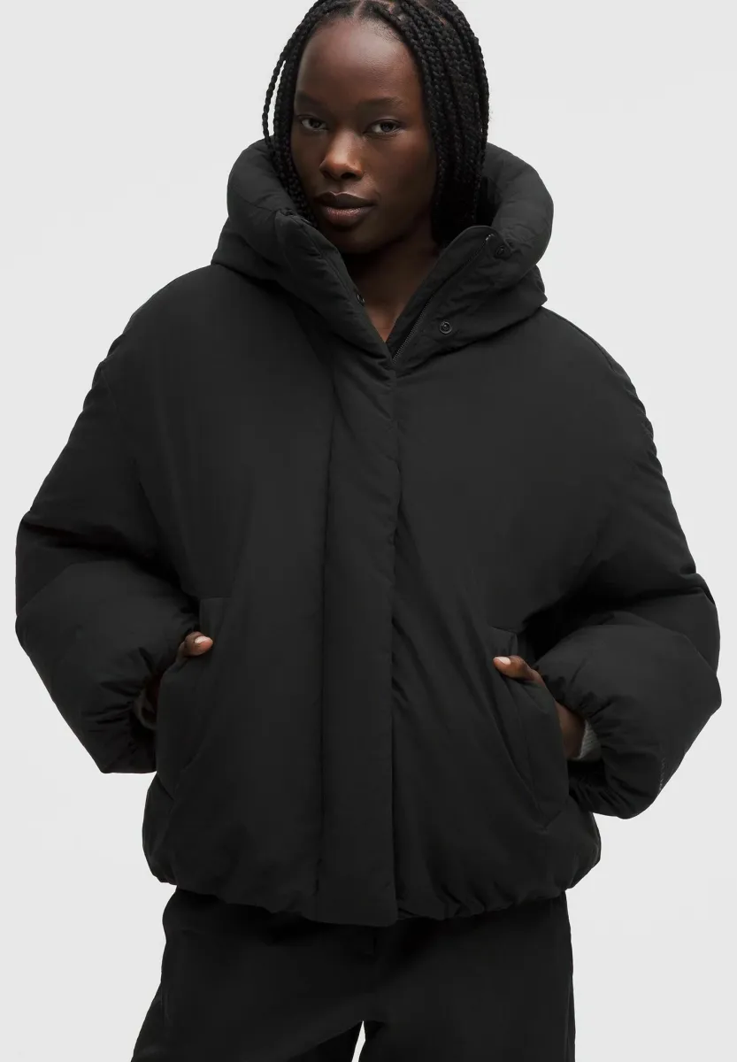 Bubble-Hem Puffer - Daunenjacke - black