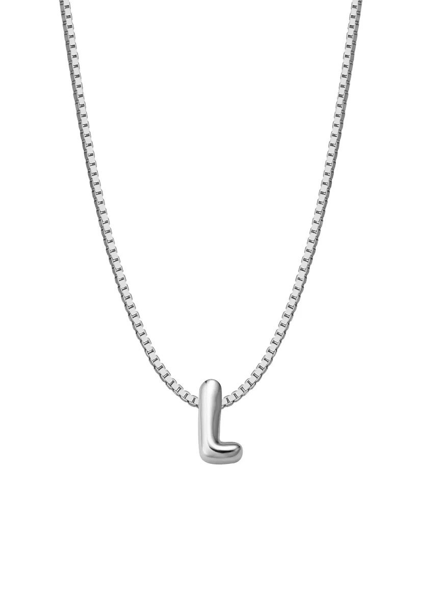 BUCHSTABE L - Halskette - silber-coloured