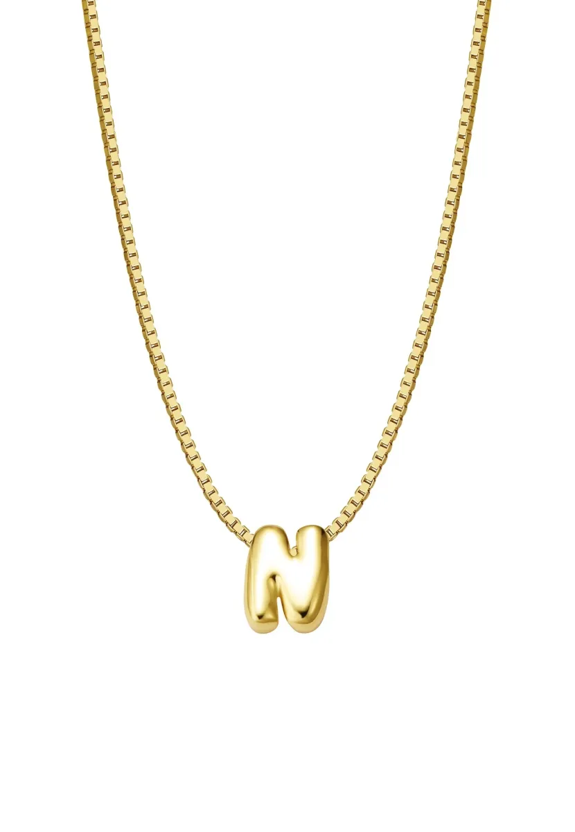 BUCHSTABE N - Halskette - gold-coloured