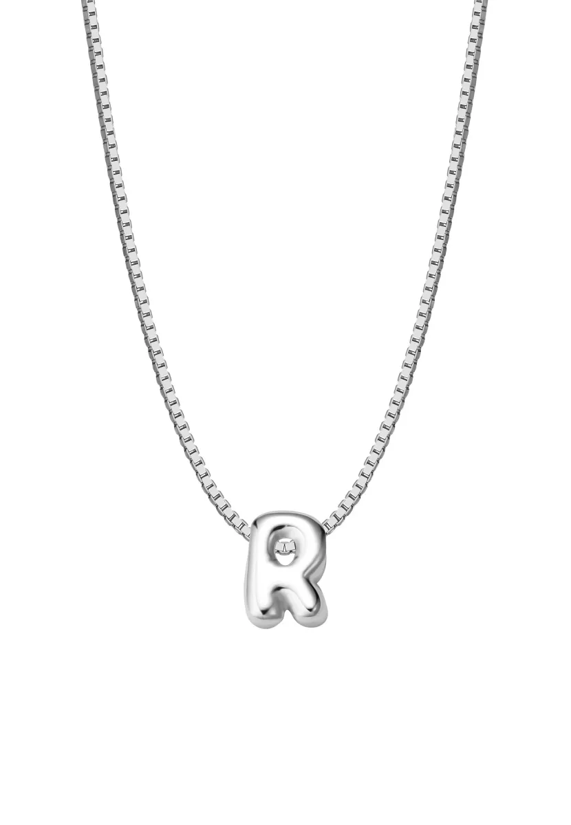 BUCHSTABE R - Halskette - silver-coloured