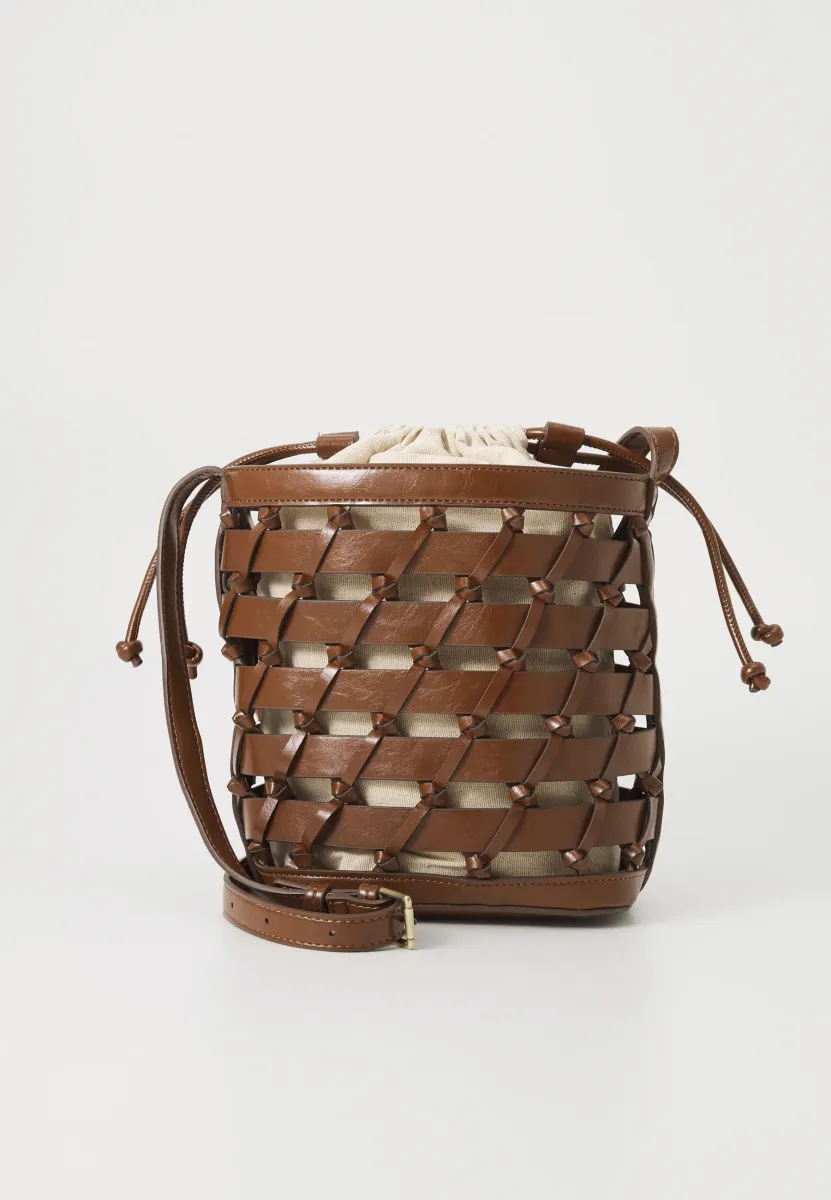 BUCKET BAG DAPHNE BROWN  - Umhängetasche - brown