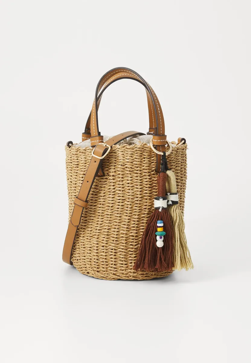 BUCKET BAG HAVANA S - Handtasche - natural