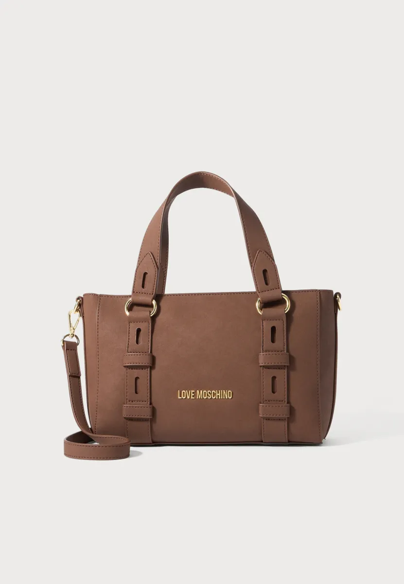 BUCKLED UP - Handtasche - dark brown