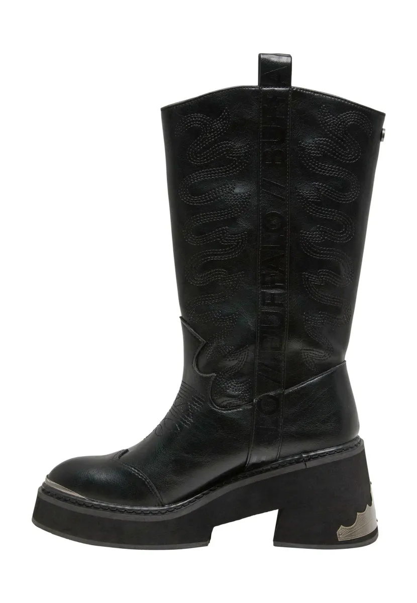 BULL - Cowboy-/Bikerboot - black