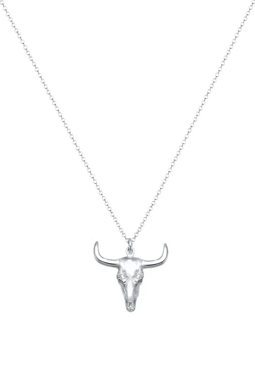 BULL TAURUS - Halskette - silberfarben