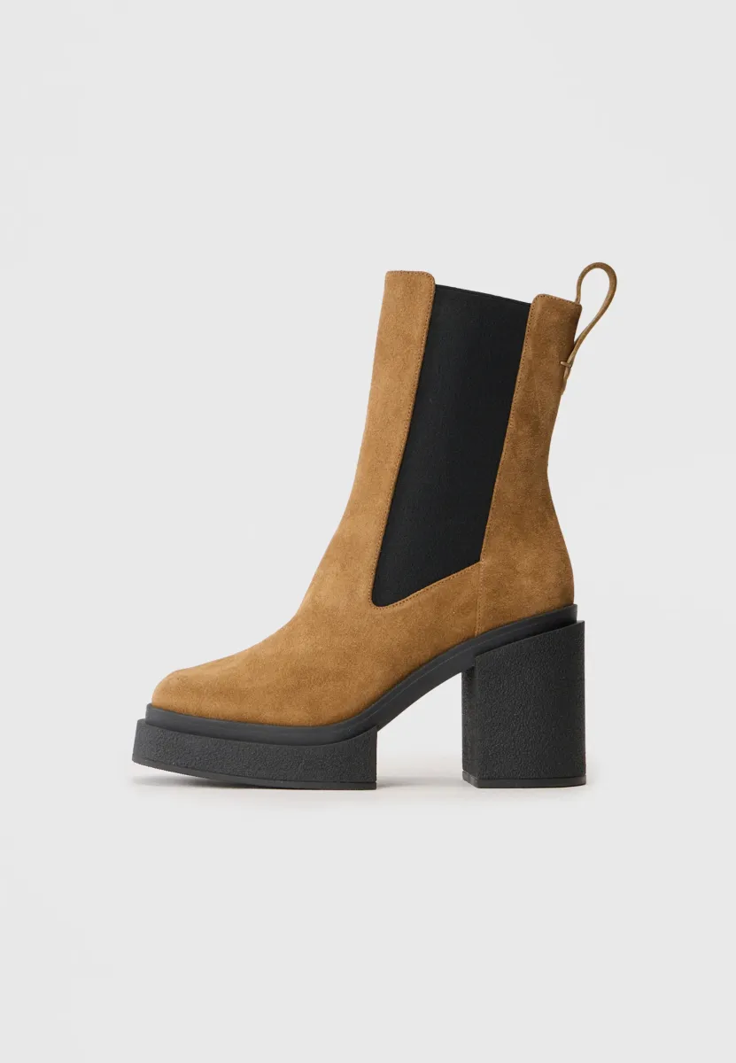 BULLA SETH - High Heel Stiefelette - khaki