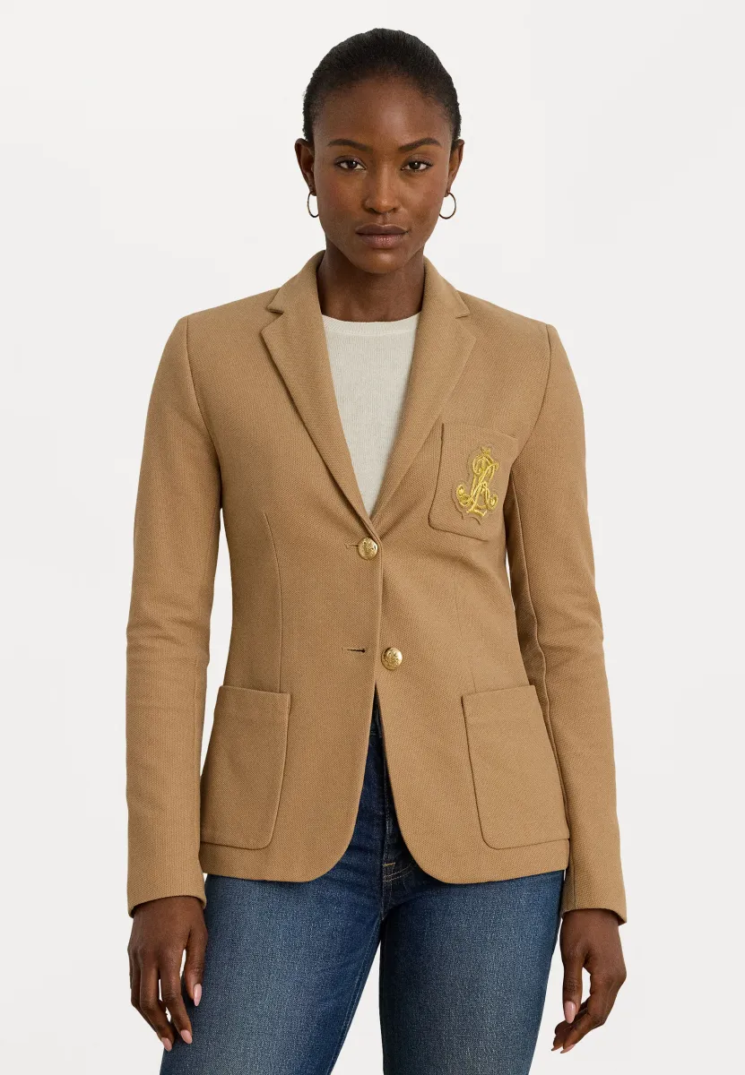 BULLION JACQUARD BLAZER - Blazer - classic camel