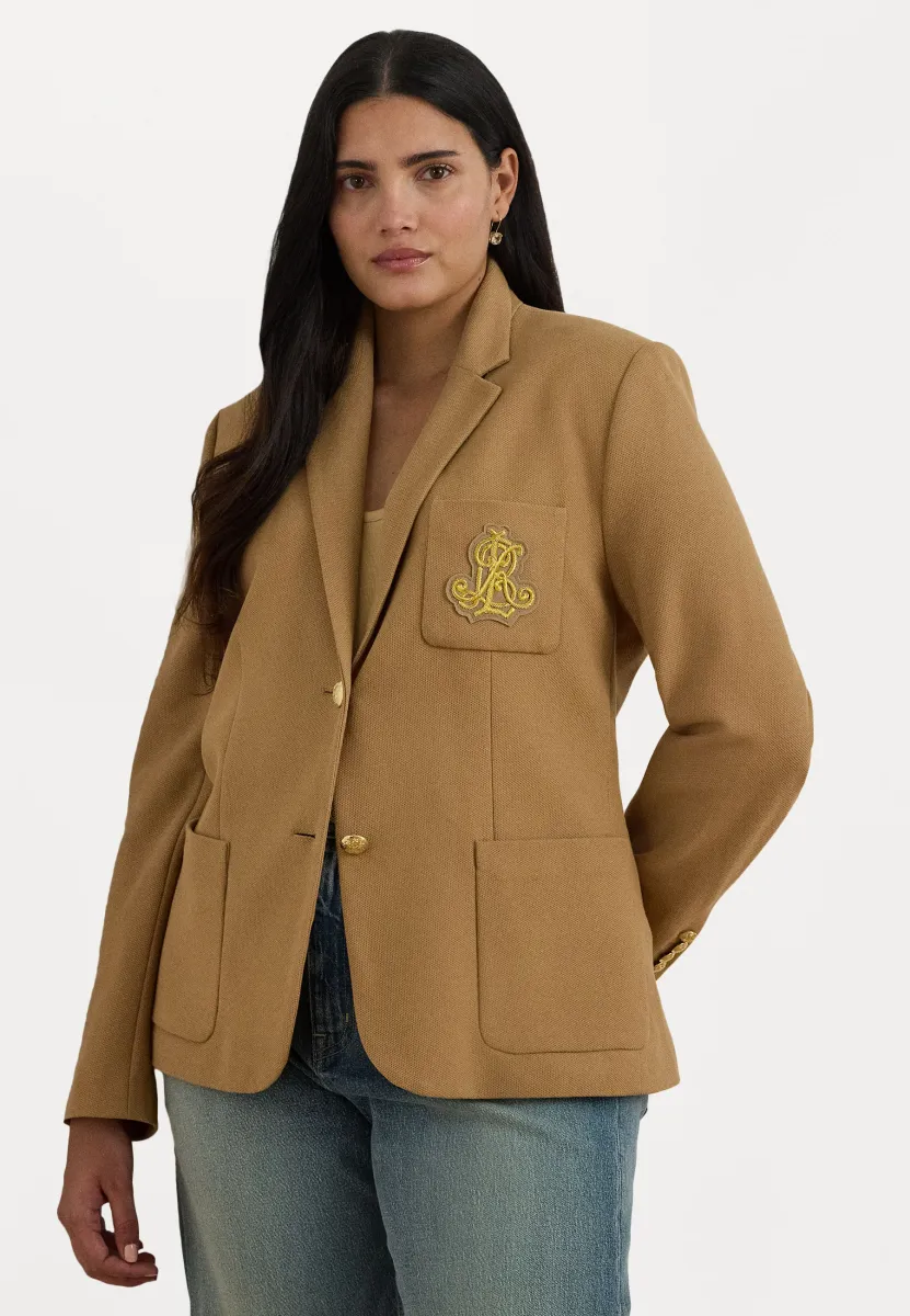 BULLION JACQUARD BLAZER - Blazer - classic camel
