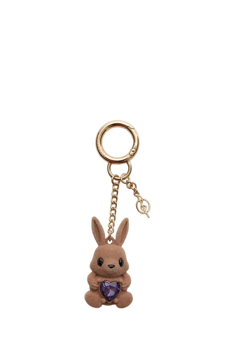 BUNNY CHARM - Schlüsselanhänger - mottled brown