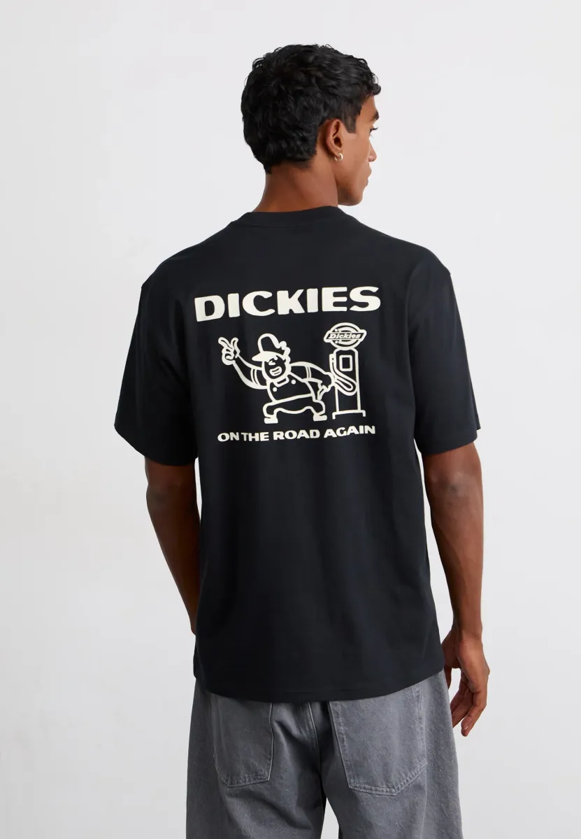 BURNS TEE  - T-Shirt print - black