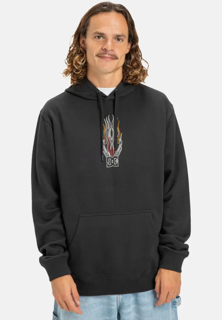 BURNT OUT - Kapuzenpullover - kvj black