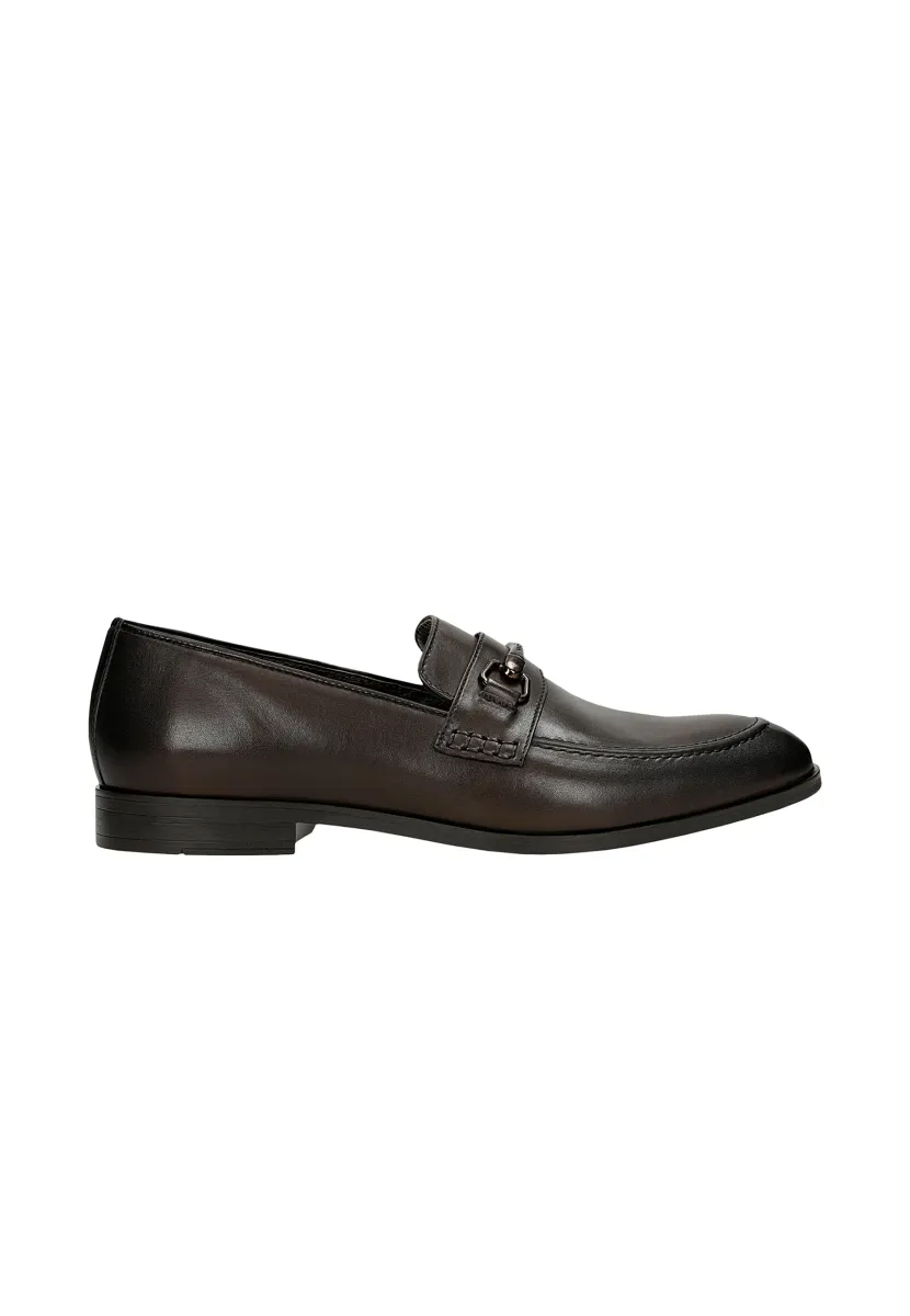 Business-Slipper - dark brown
