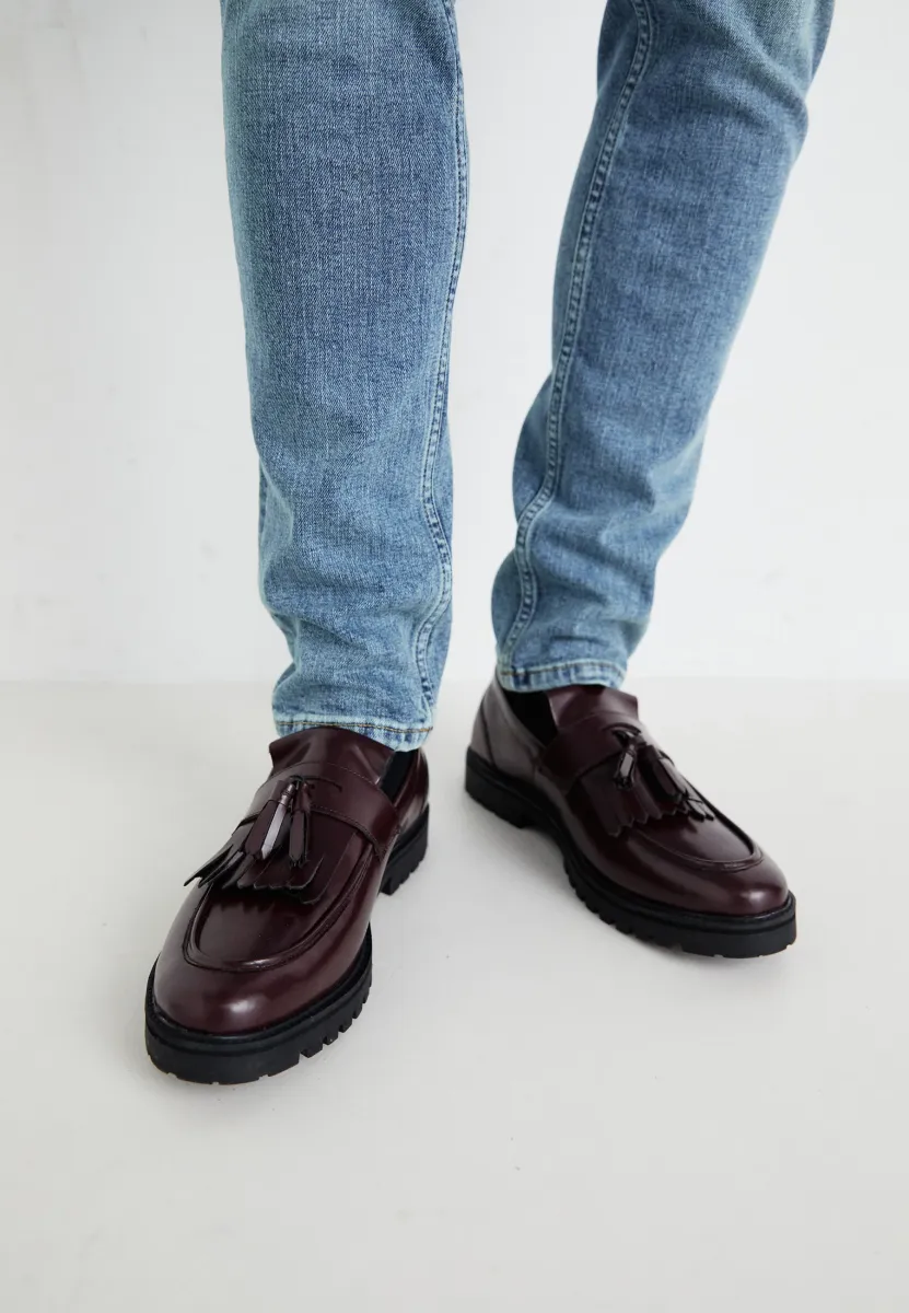 Business-Slipper - dark red