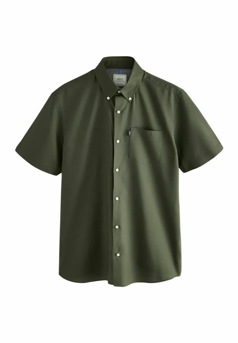 BUTTON DOWN OXFORD SHORT SLEEVE - REGULAR FIT - Hemd - dark green