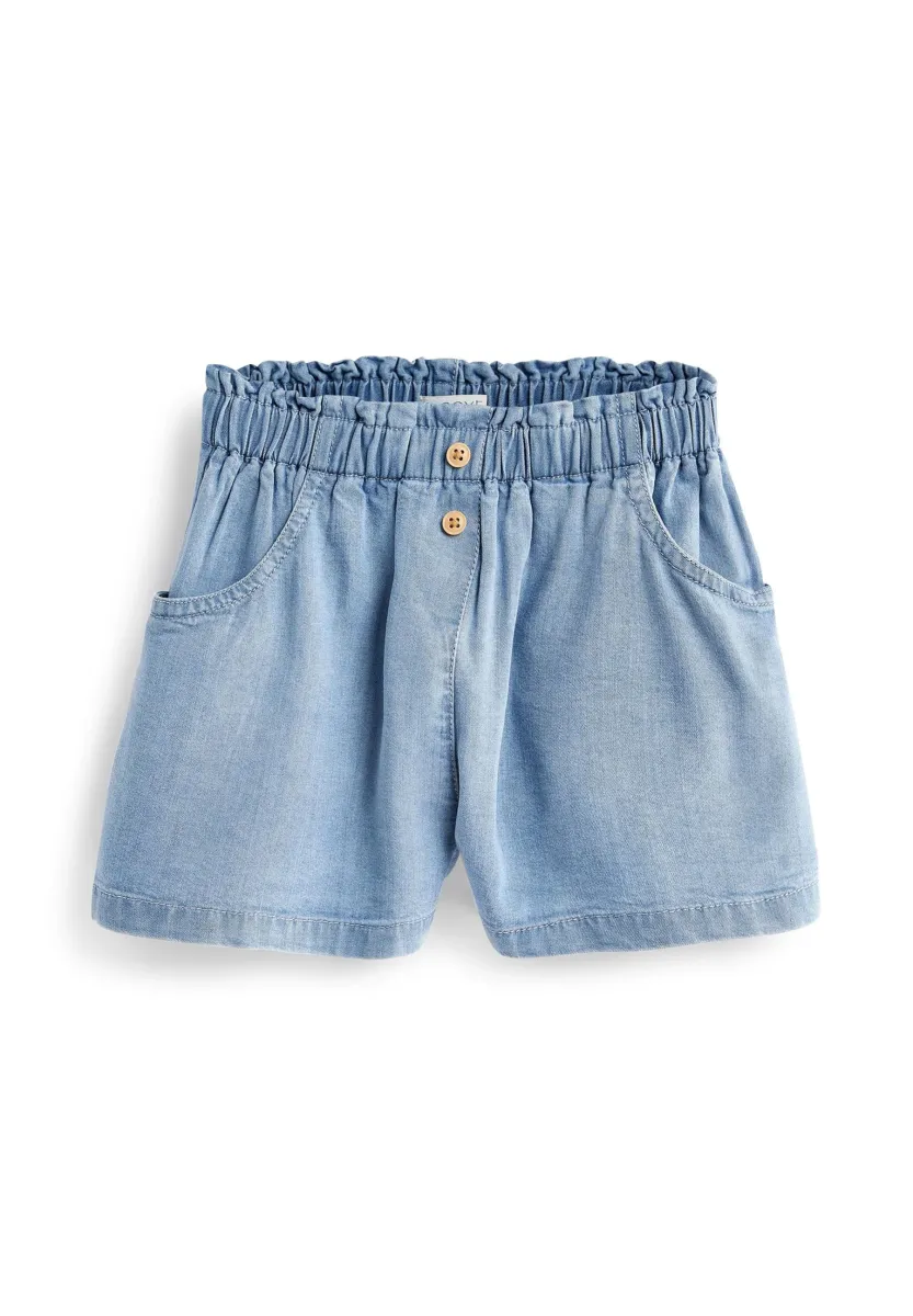 BUTTON SHORTS - Jeans Shorts - denim