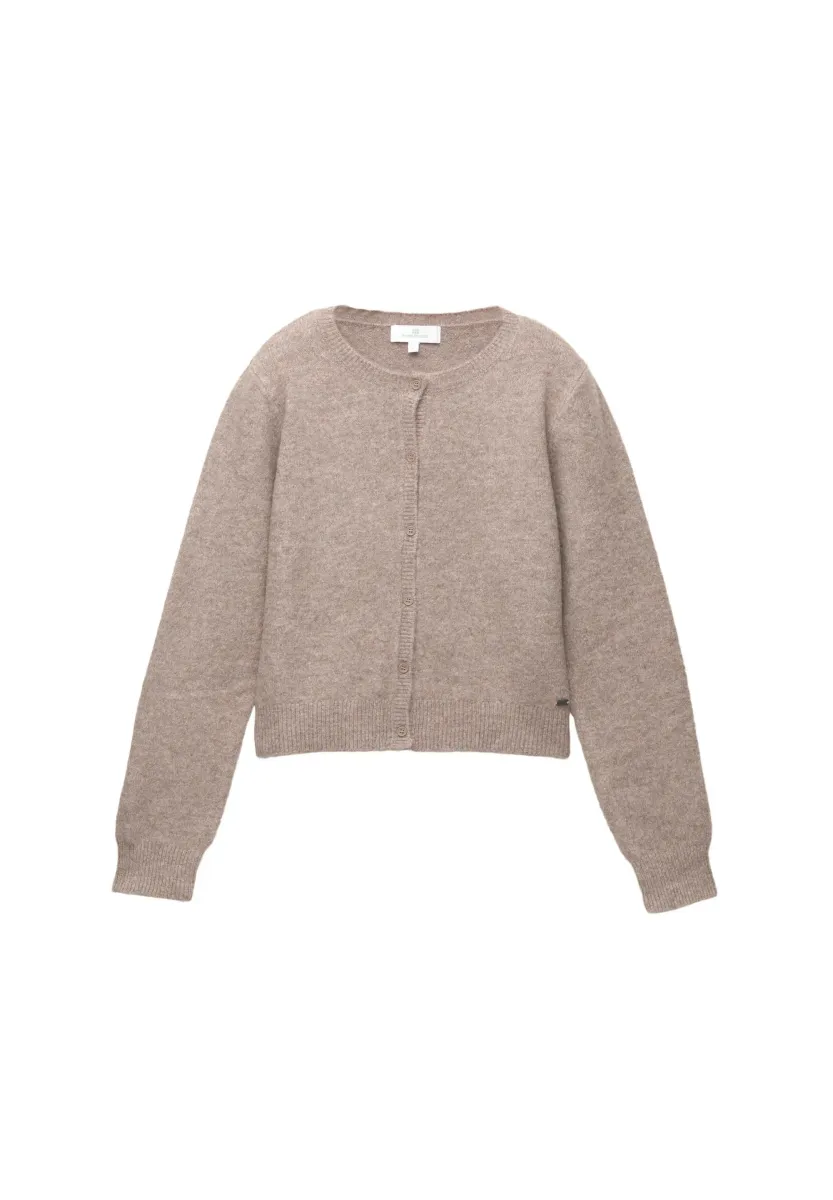 BUTTON - Strickjacke - ochre