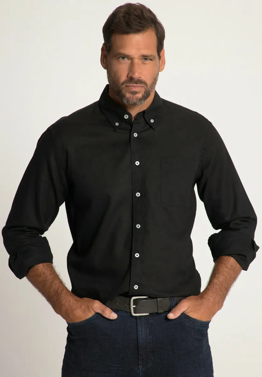 BUTTONDOWN-KRAGEN MODERN FIT - Hemd - black