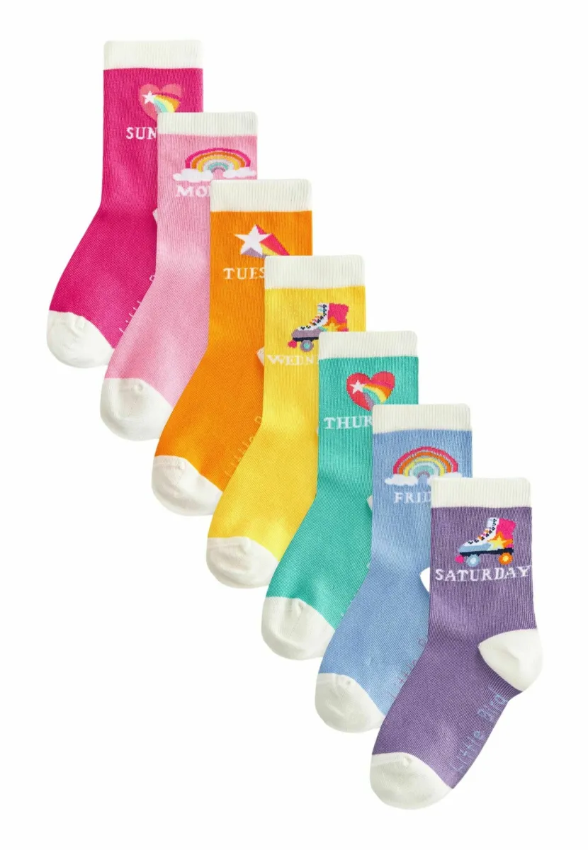 BY JOOLS OLIVER RAINBOW DAYS OF THE WEEK  7 PACK REGULAR FIT - Socken - multi pastel
