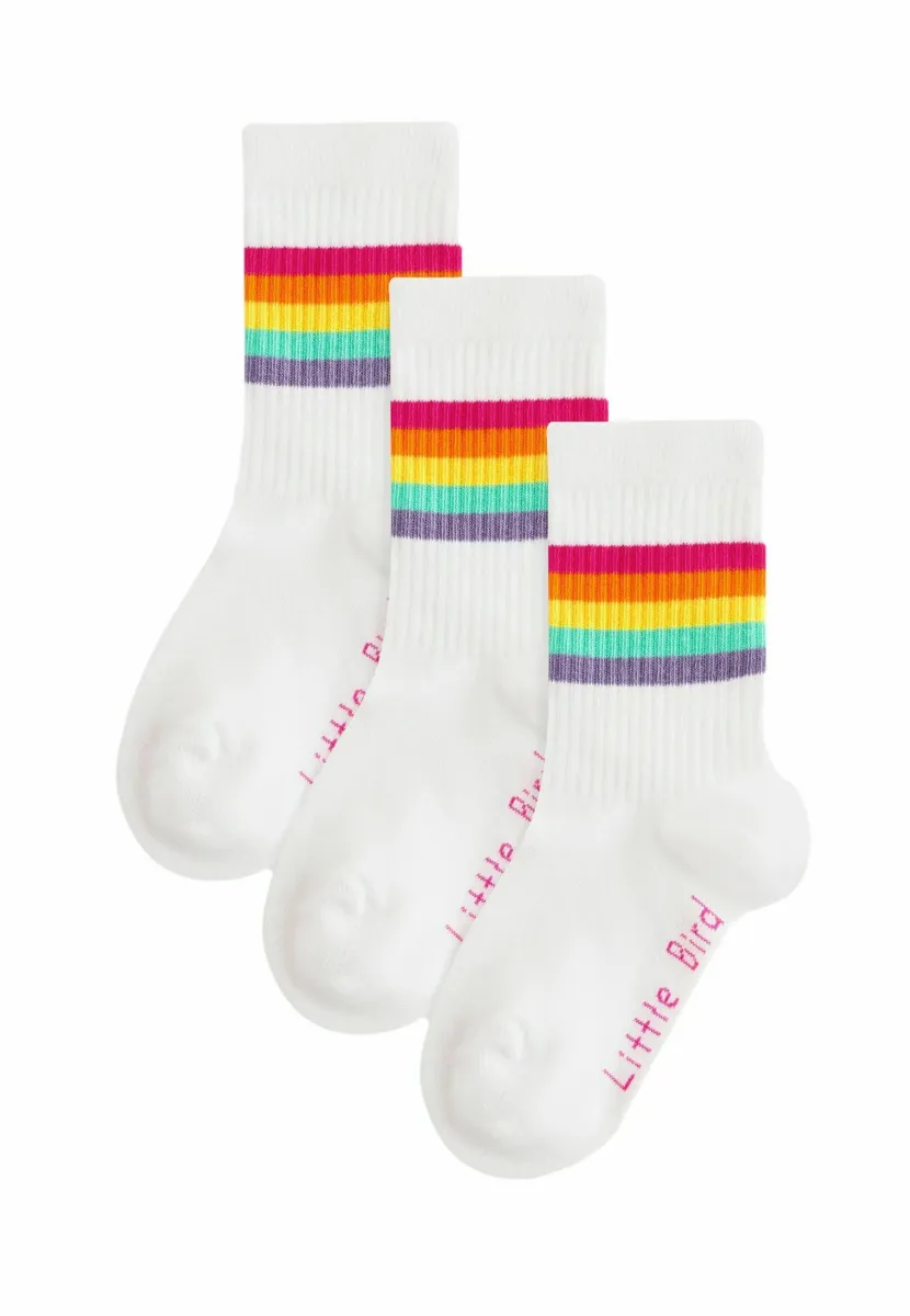 BY JOOLS STRIPE TUBE 3 PACK - REGULAR FIT - Socken - white pastel