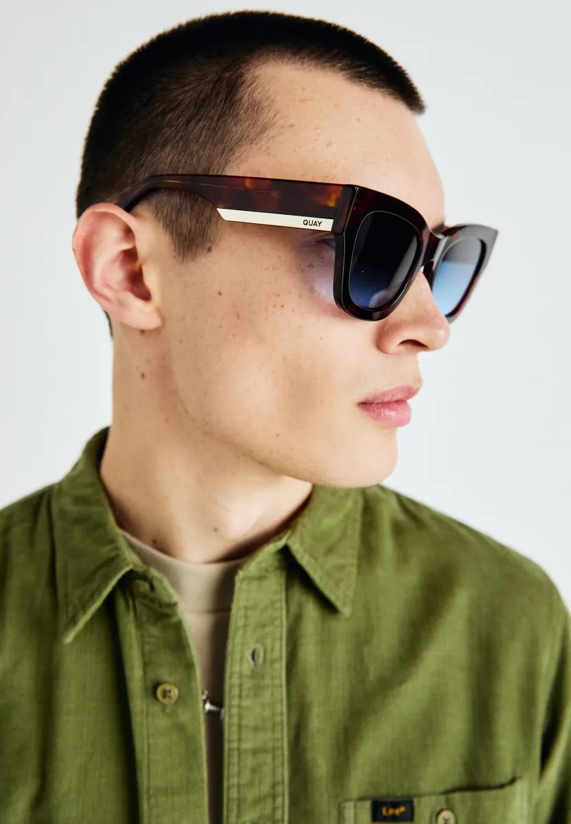 BY THE WAY UNISEX - Sonnenbrille - brown/navy to blue gradient