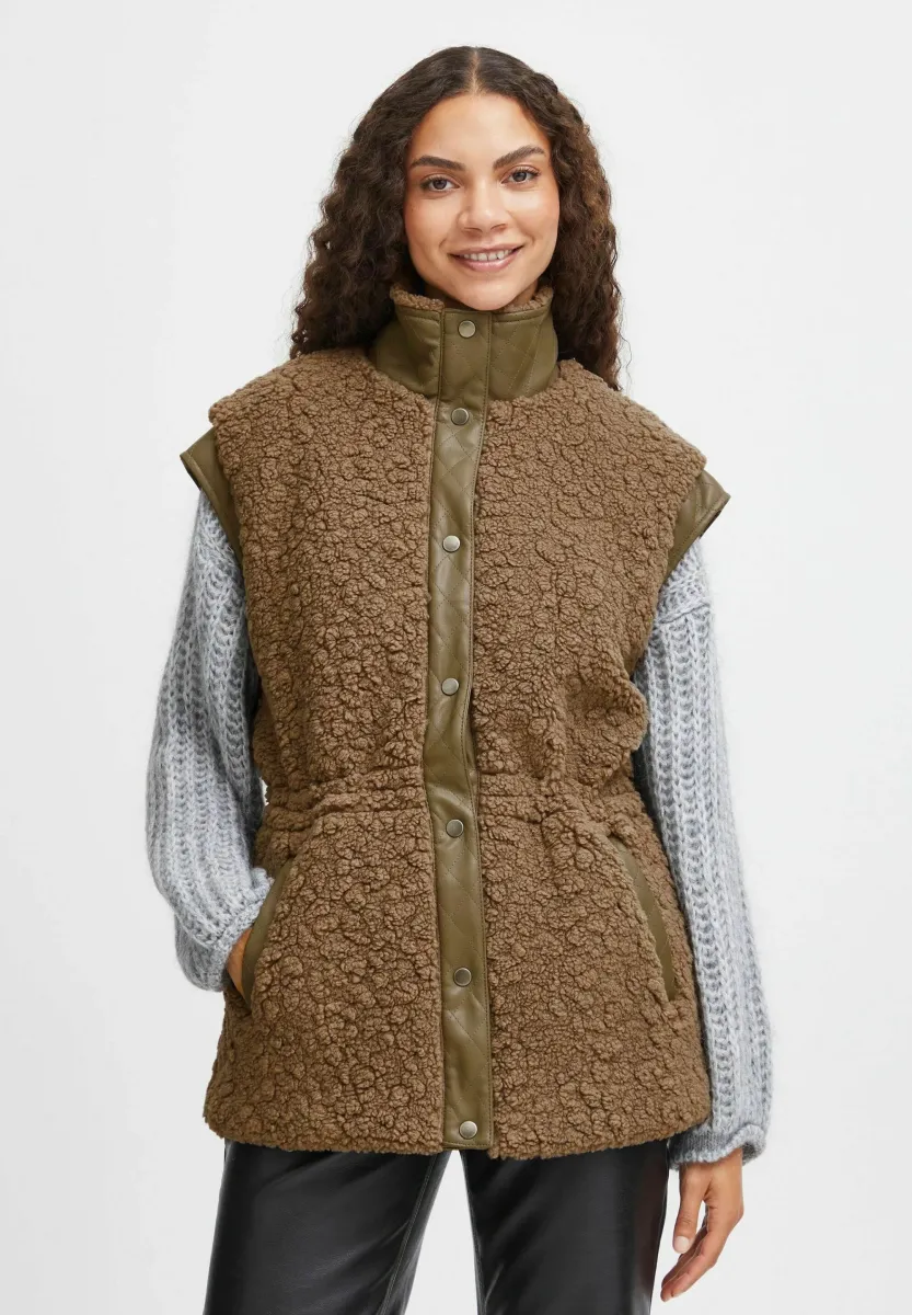 BYANAMAJ TEDDY - Weste - walnut