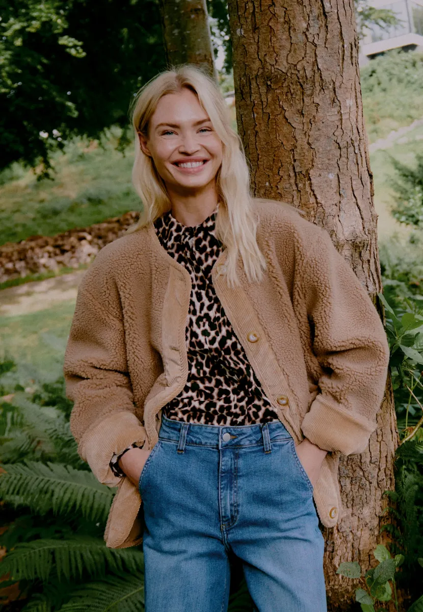 BYCOTTY - Fleecejacke - tiger s eye