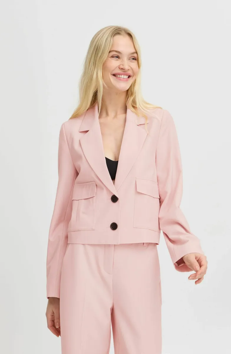 BYDANTA - Blazer - roseate spoonbill melange