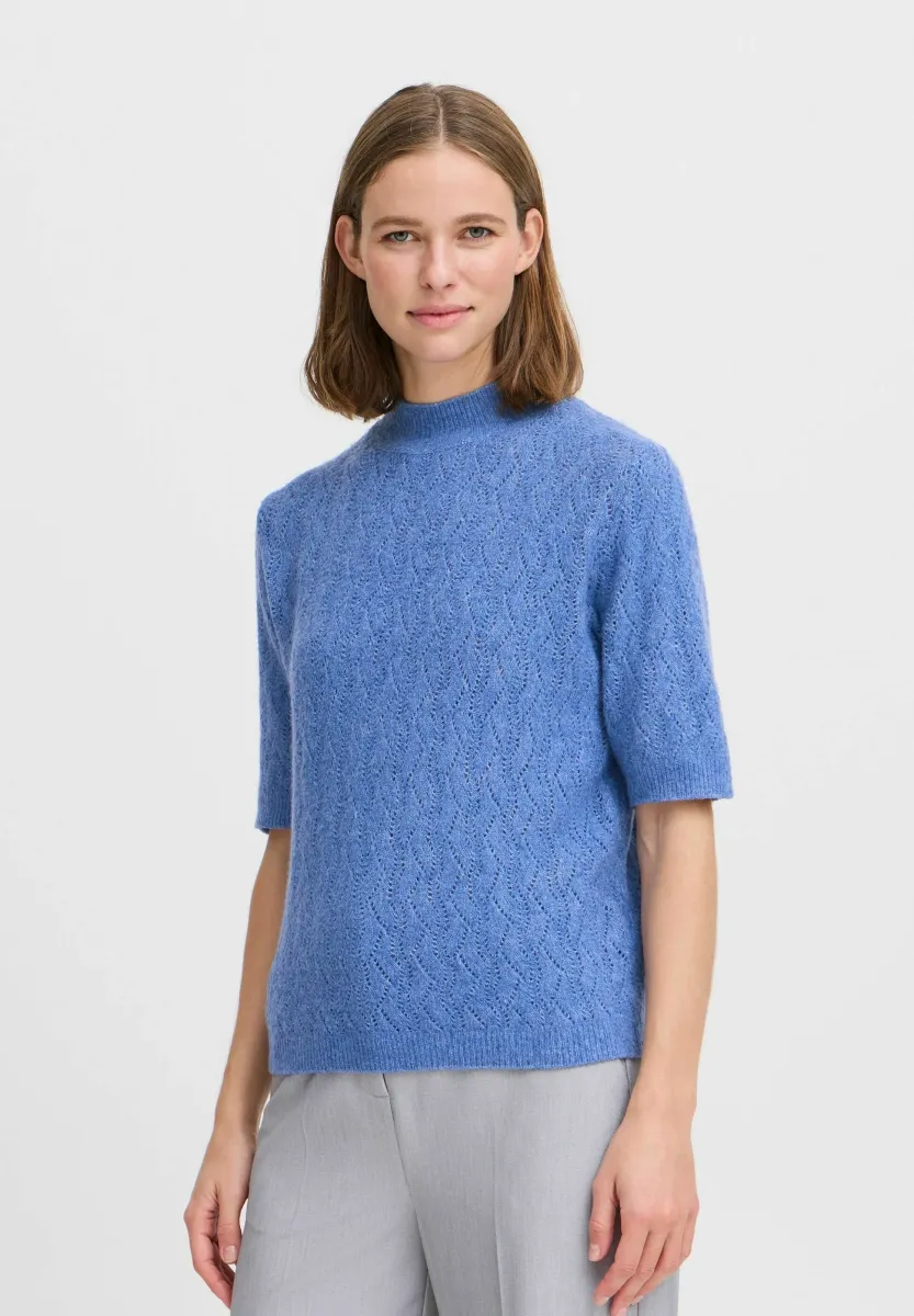 BYMIFFA - Strickpullover - riverside melange