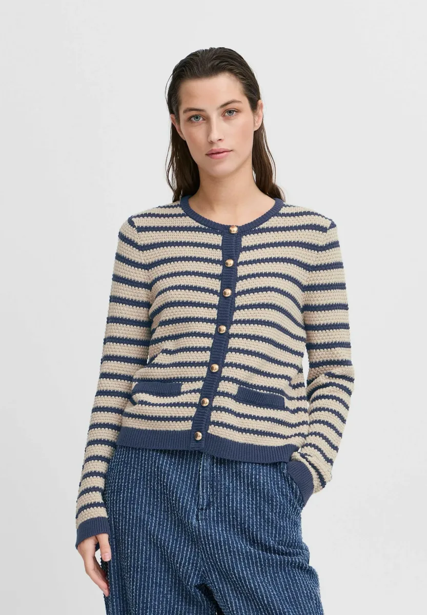 BYMIKALA - Strickjacke - humus mix