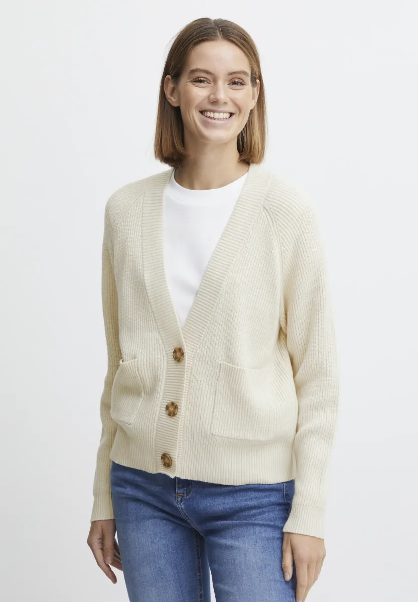 BYMILO - Strickjacke - birch melange