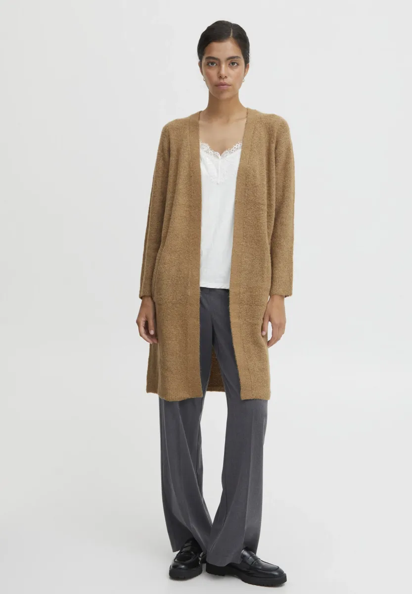 BYMirelle - Strickjacke - tannin melange