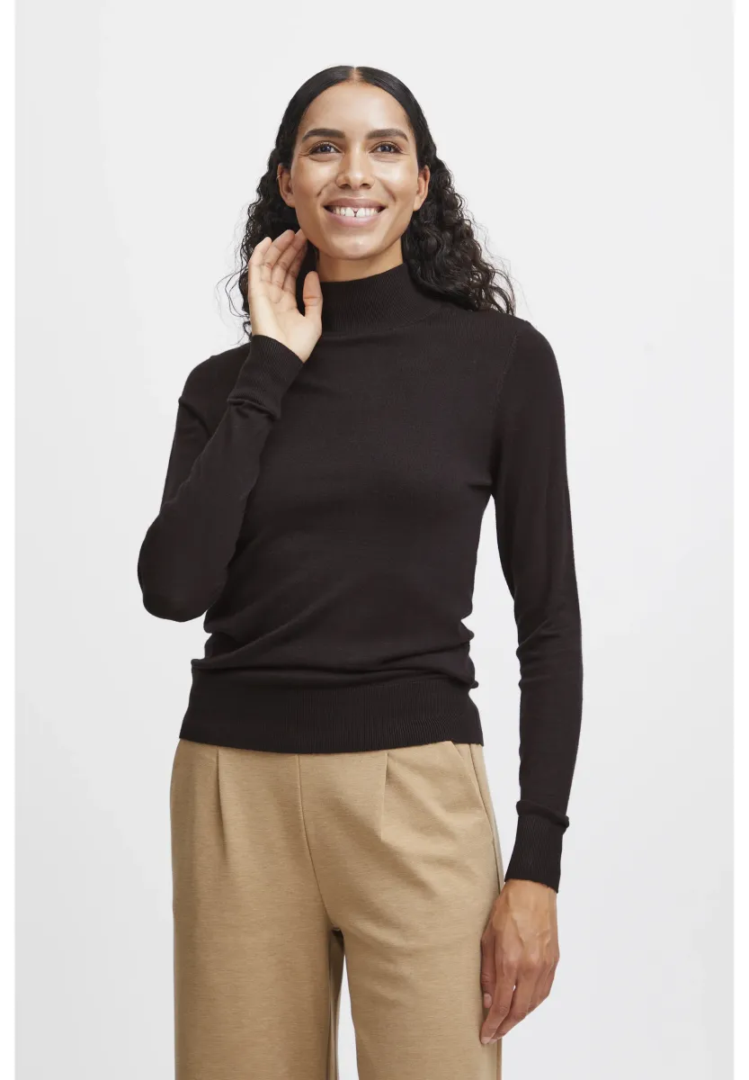BYMMPIMBA - Strickpullover - black