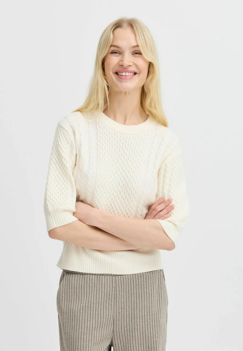 BYNIBE - Strickpullover - birch