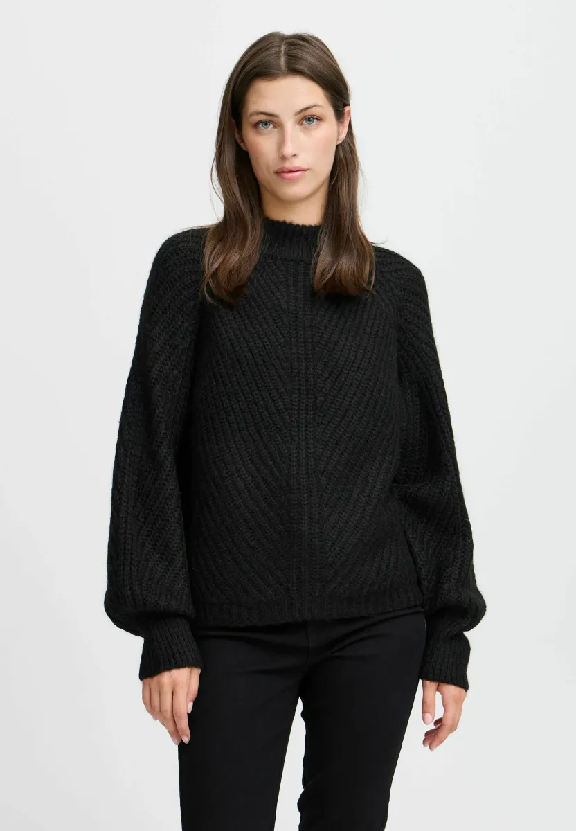 BYOKSANA TURTLENECK - Strickpullover - black