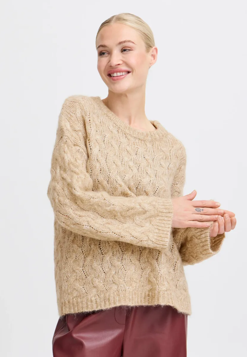 BYOMHU - Strickpullover - humus melange