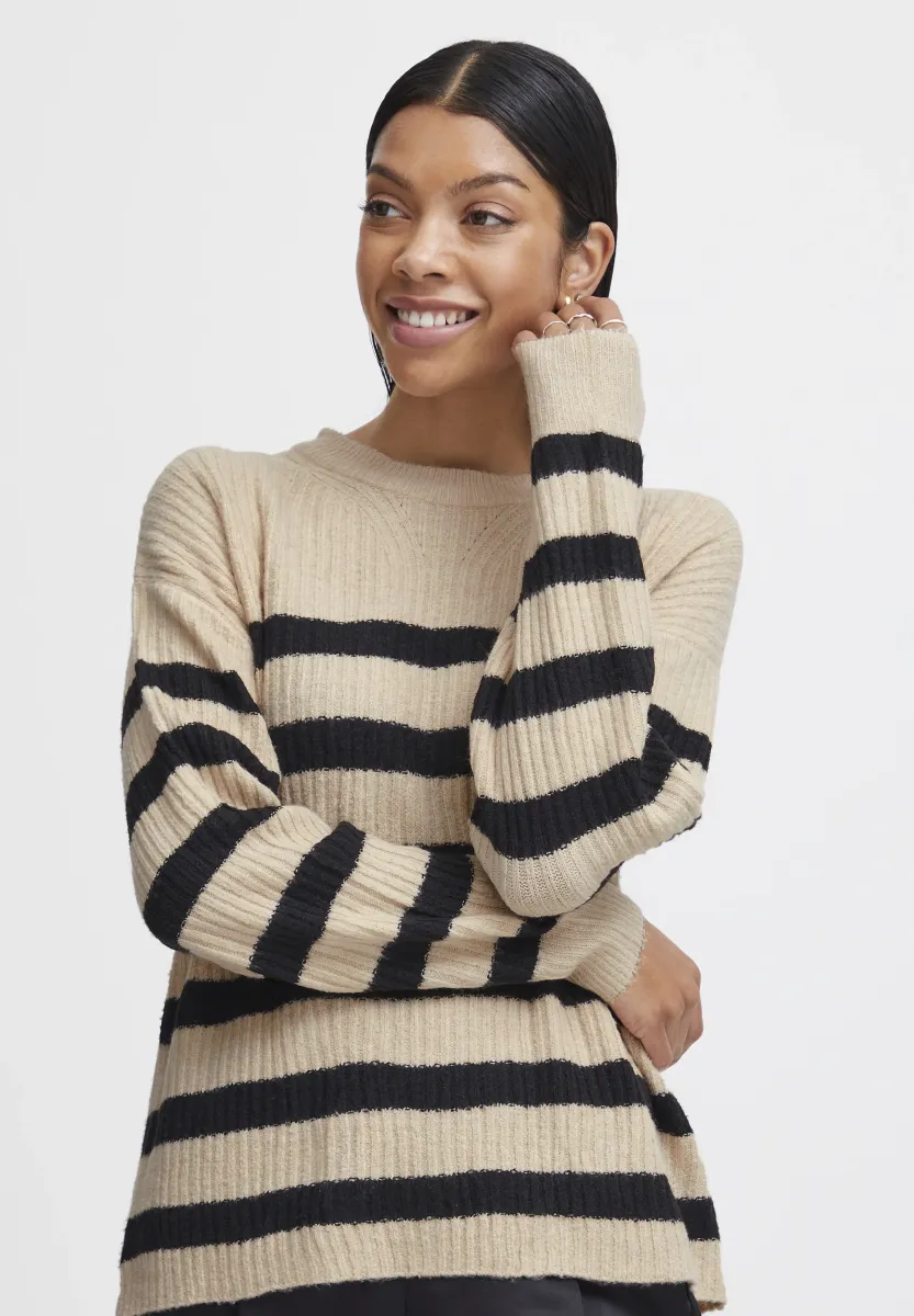 BYOnema - Strickpullover - black mix