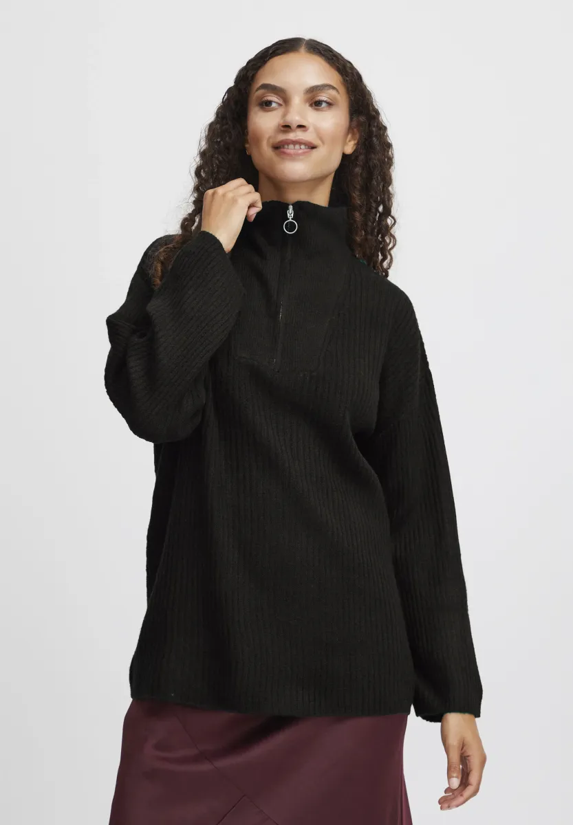 BYOnema - Strickpullover - black